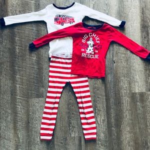 BabyGap Pajama set with an extra shirt! Size 5T